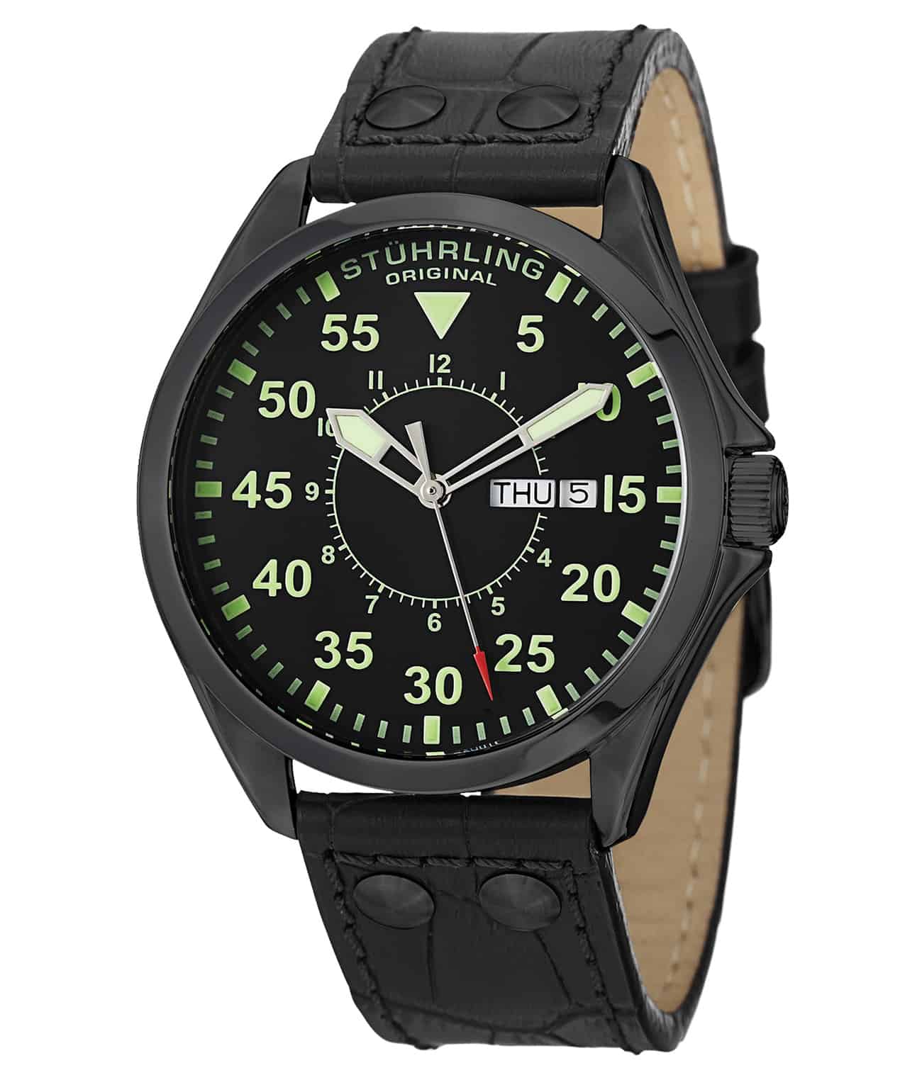 Stührling Trackmaster II 479 Quartz 44mm Aviator - Image 3
