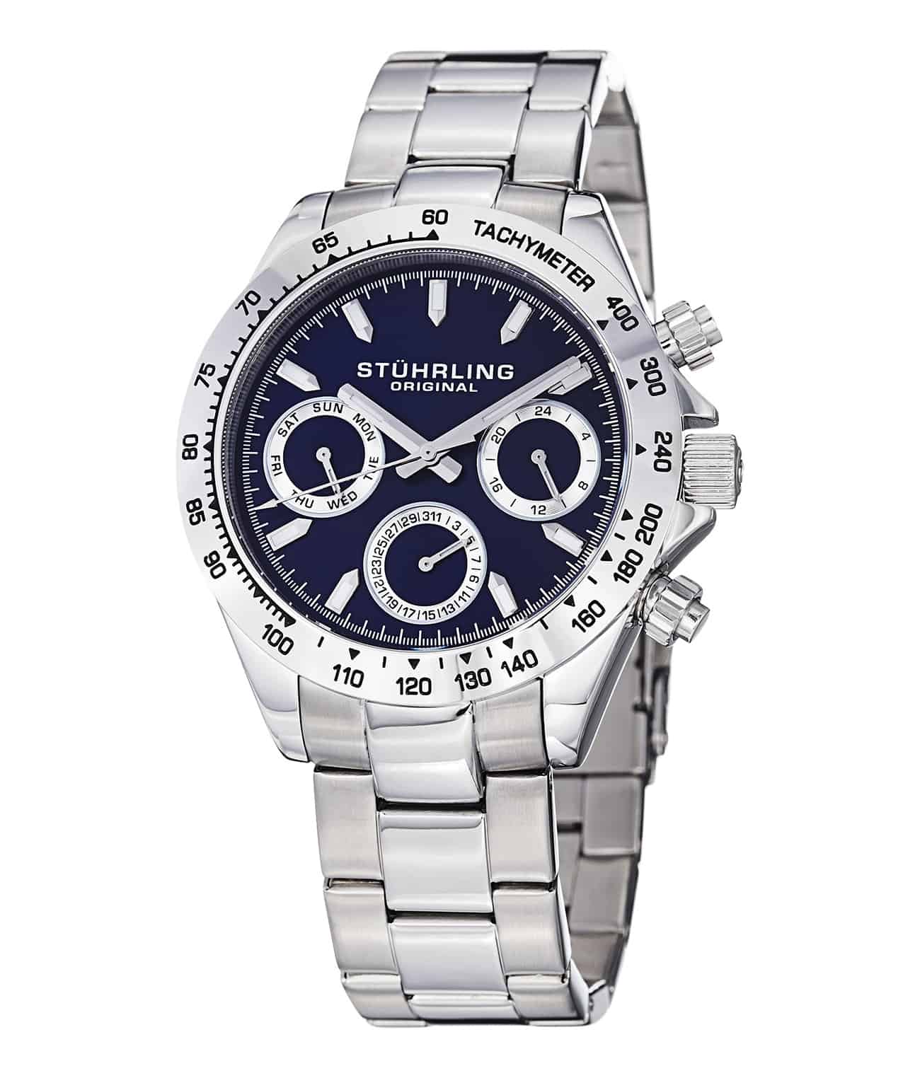Stührling Triumph Elite 525 Quartz 42mm Chronograph - Image 3