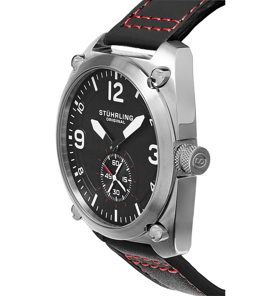 Stührling Tuskegee 581 Quartz 45mm Aviator - Image 4