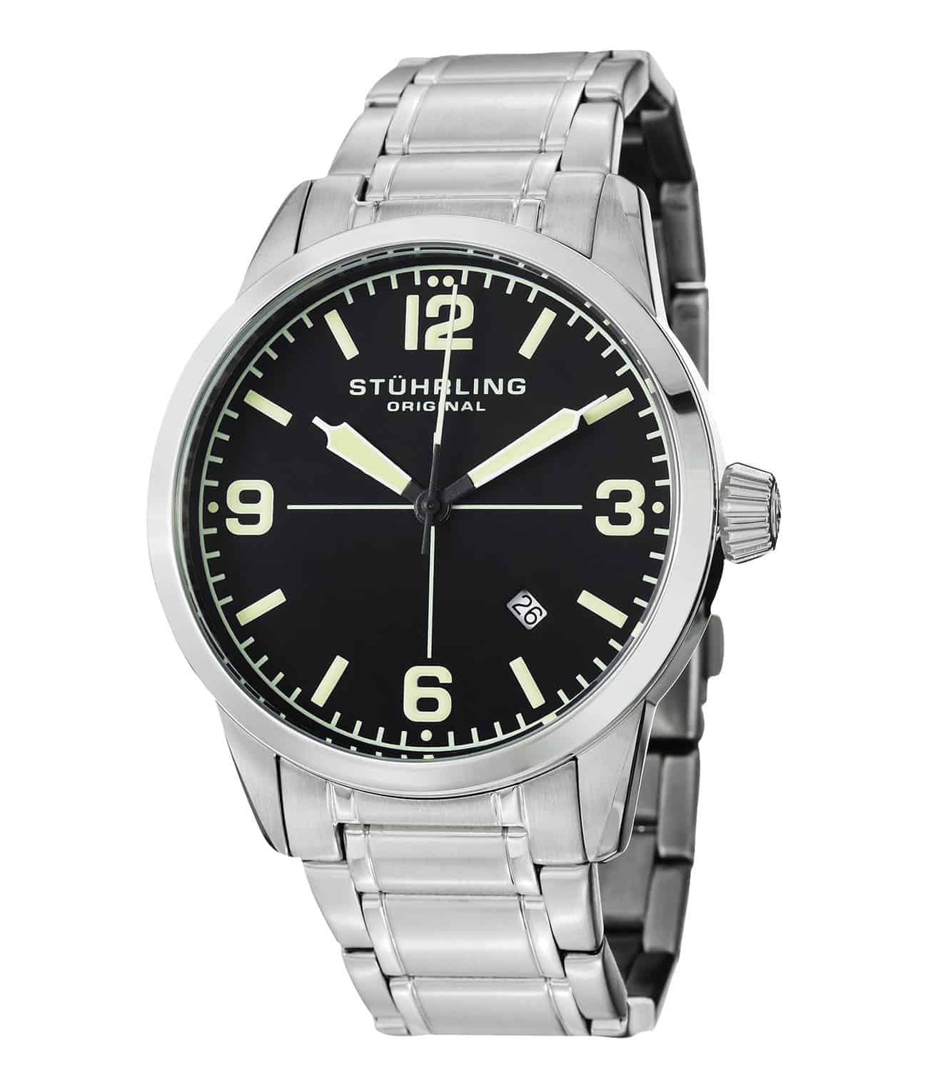 Stührling Tuskegee Elite 449B Quartz 42mm Aviator - Image 3