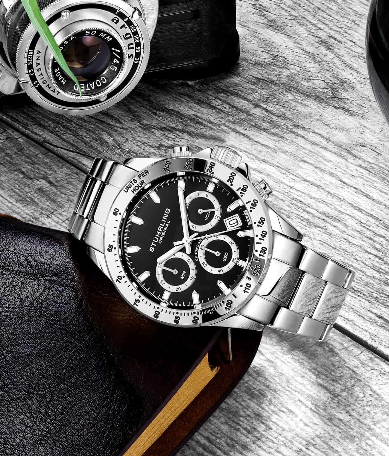 Stührling Ultima 3960 Quartz 42mm Chronograph - Image 12