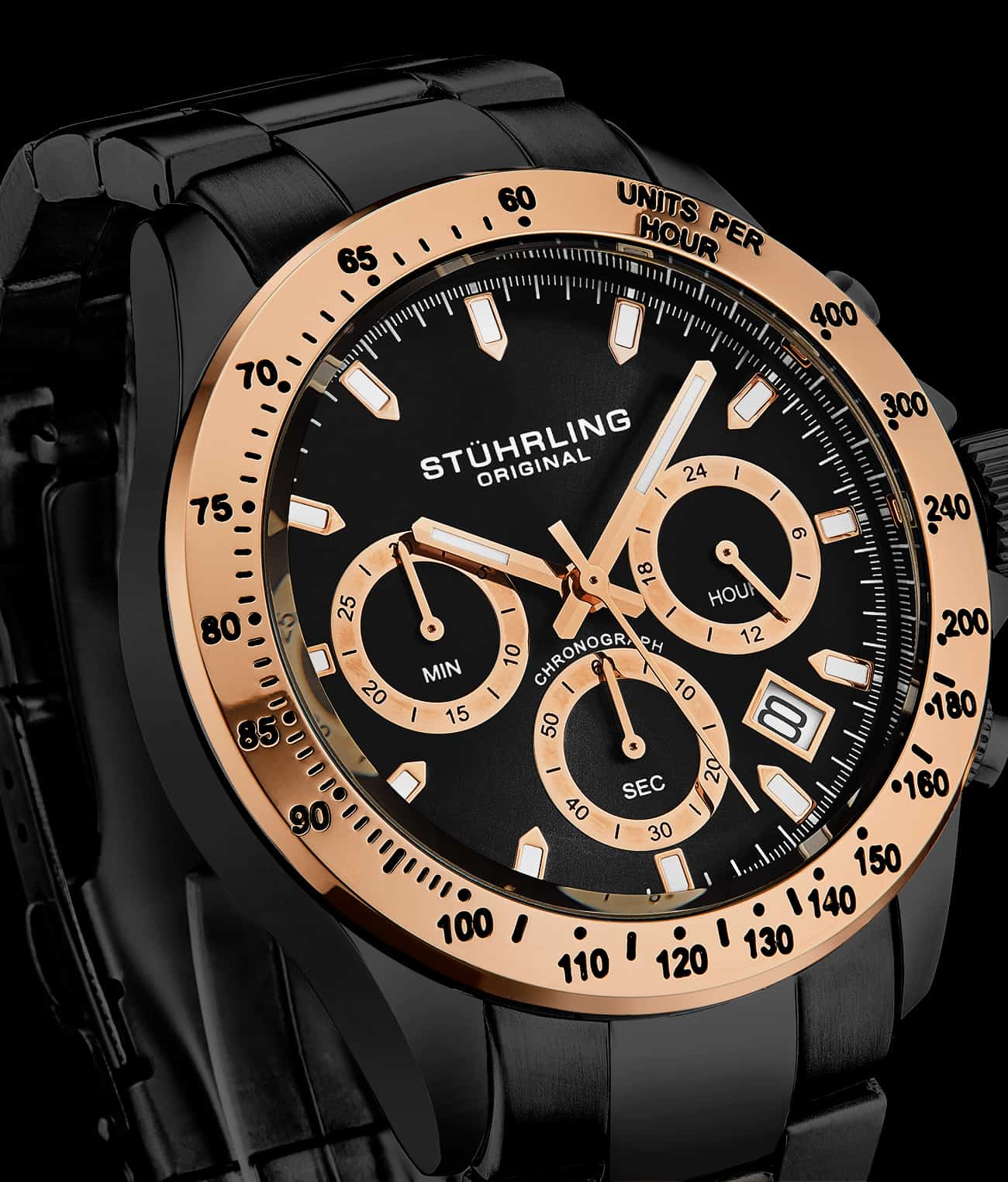 Stührling Ultima 3960 Quartz 42mm Chronograph - Image 29