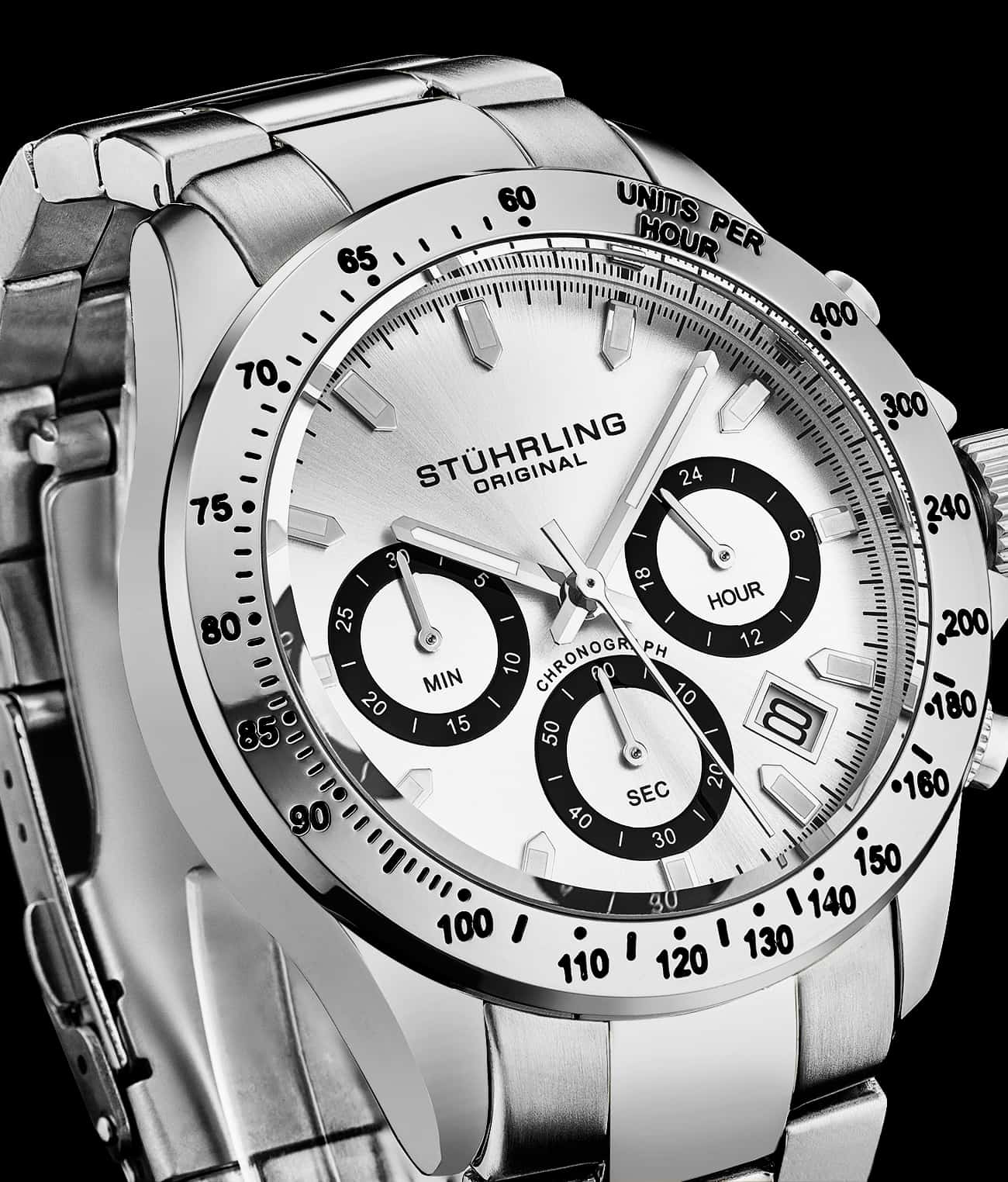 Stührling Ultima 3960 Quartz 42mm Chronograph - Image 32