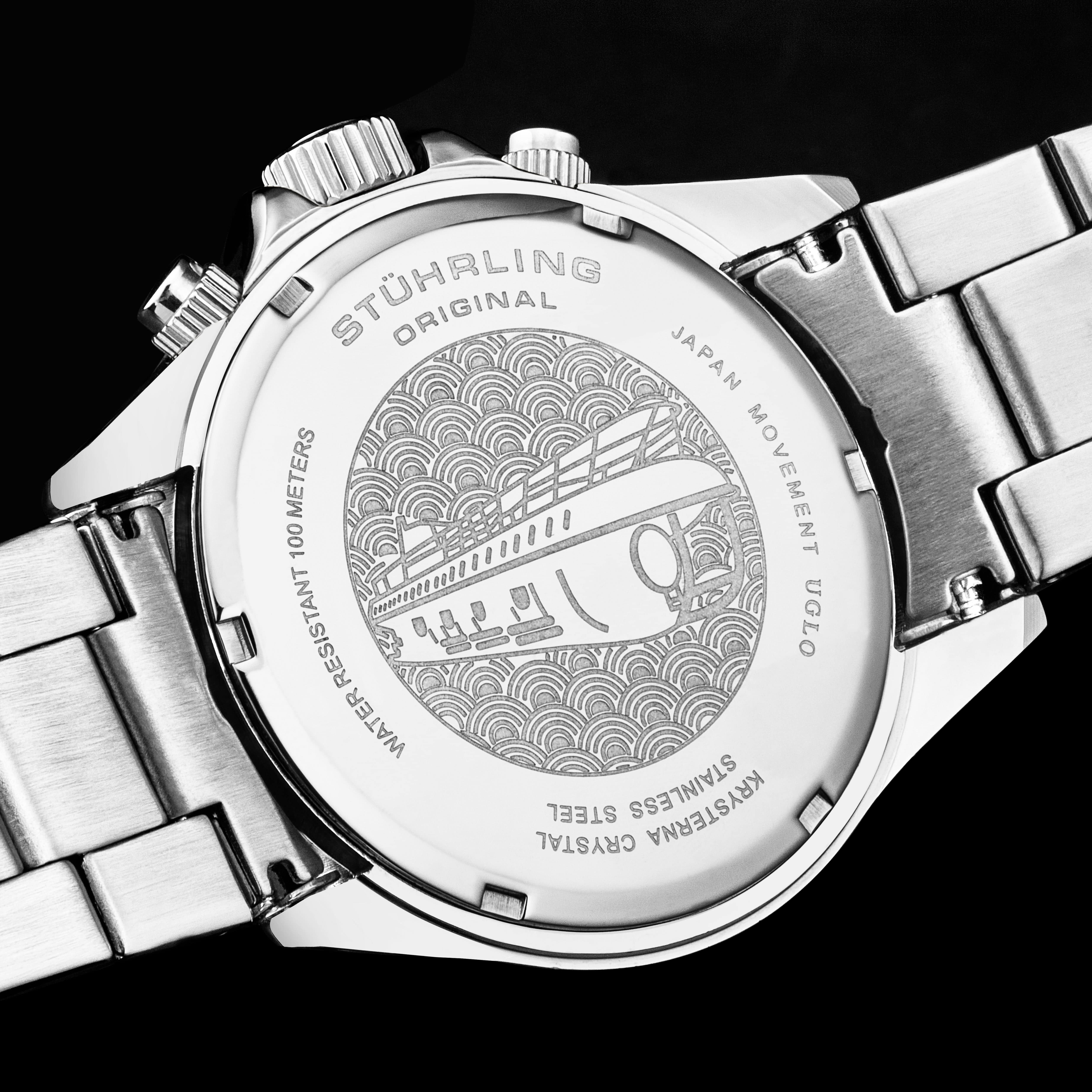 Stührling Ultima 3960 Quartz 42mm Chronograph - Image 36