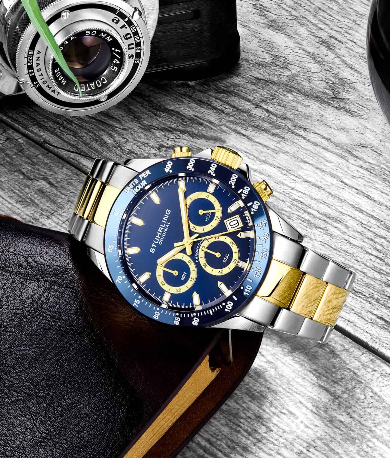 Stührling Ultima 3960 Quartz 42mm Chronograph - Image 4