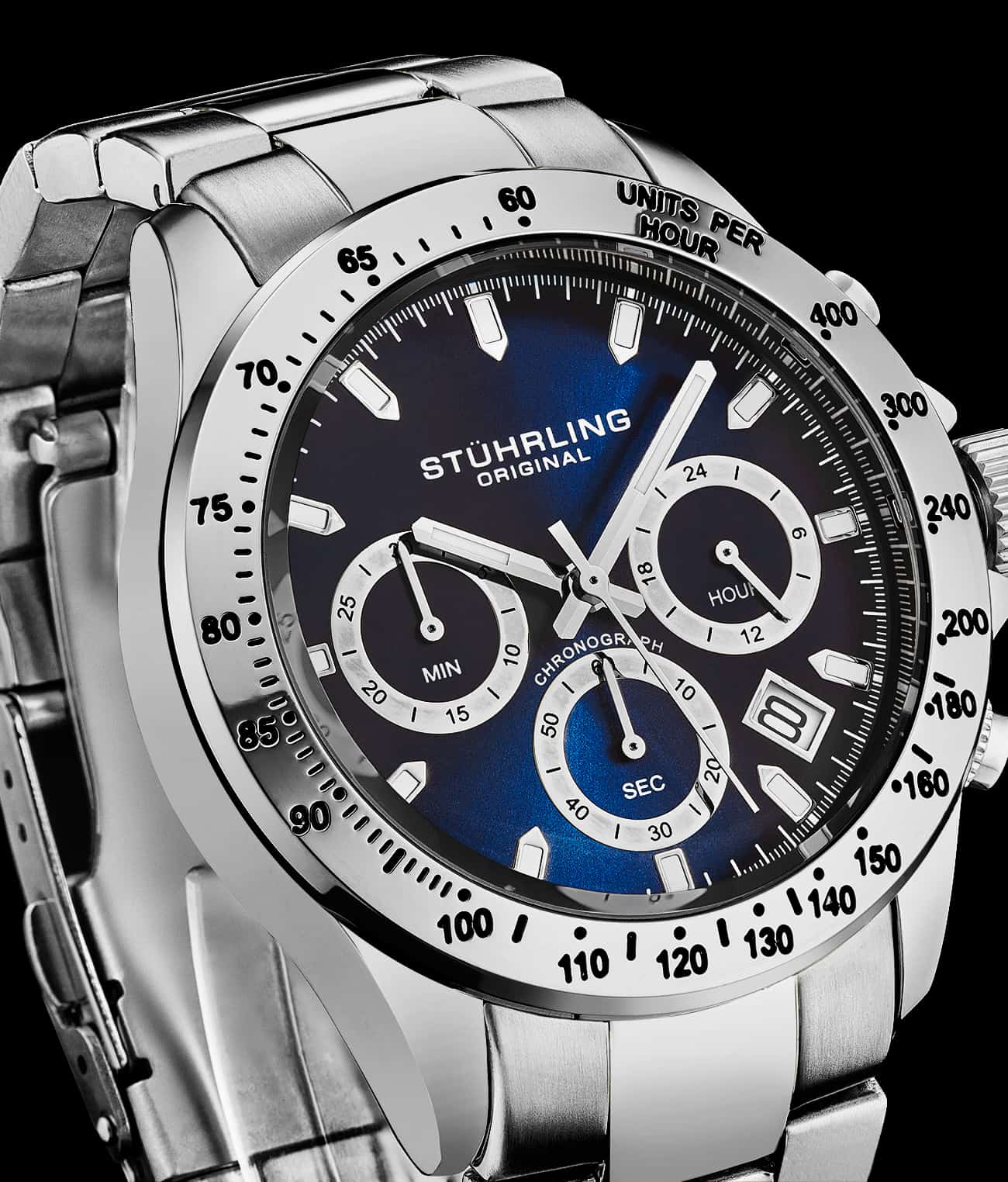 Stührling Ultima 3960 Quartz 42mm Chronograph - Image 6