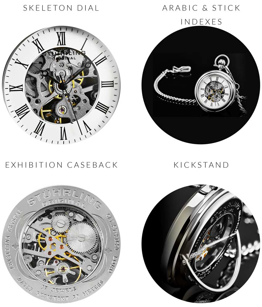 Stührling Vintage 6053 Hand-wind 47mm Skeleton - Image 7