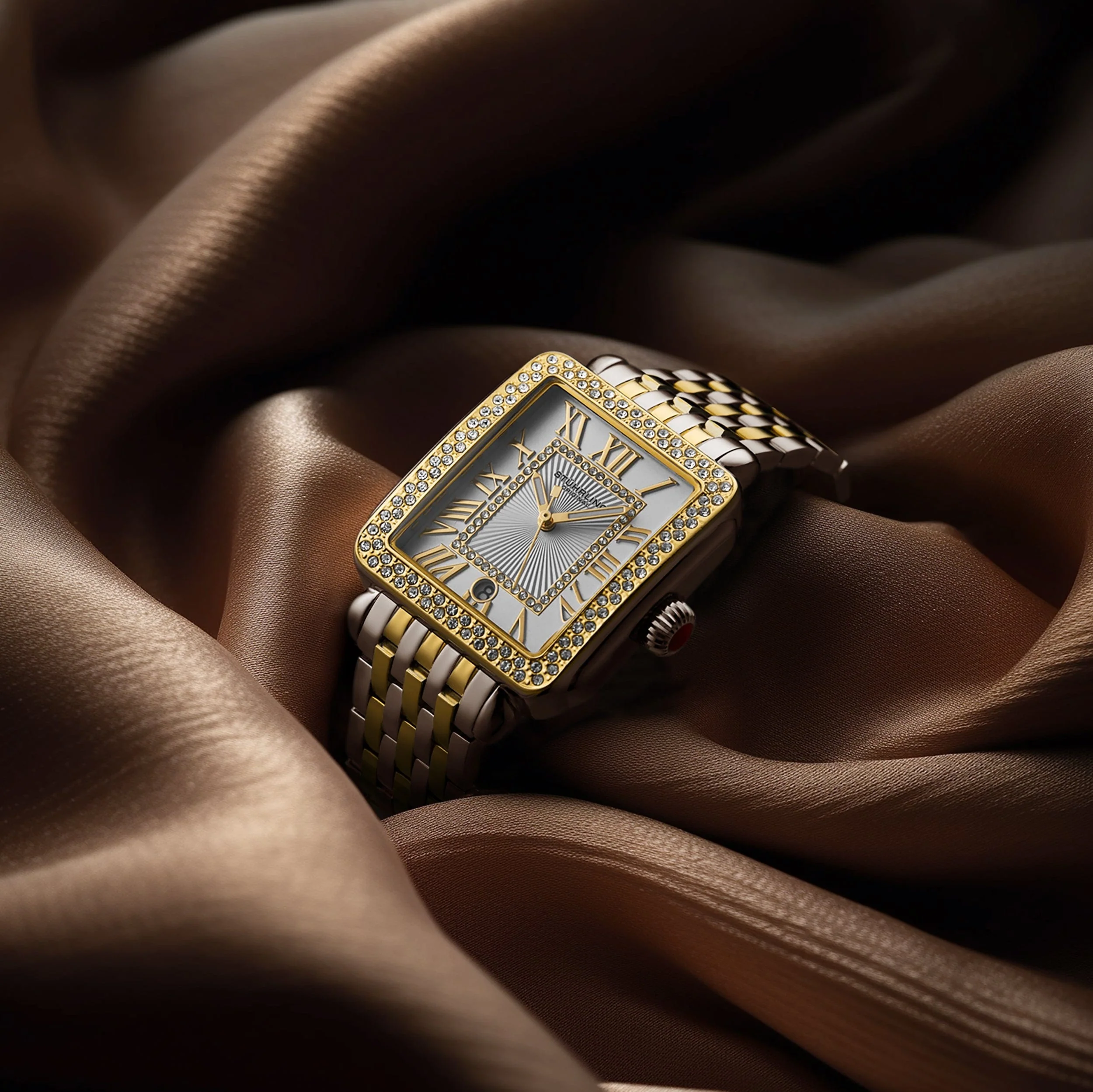 Stührling VivreLuxe 4060 Rectangle Ladies Quartz Fashion Watch 34mm - Image 5
