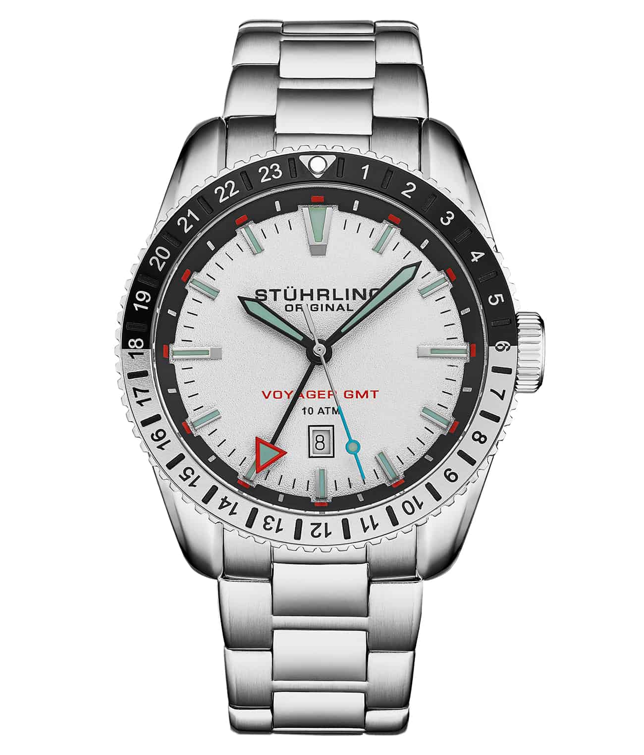 Stührling Voyager GMT 4017 Quartz GMT 42mm Diver - Image 11