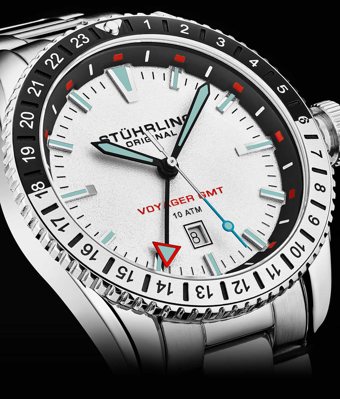 Stührling Voyager GMT 4017 Quartz GMT 42mm Diver - Image 13