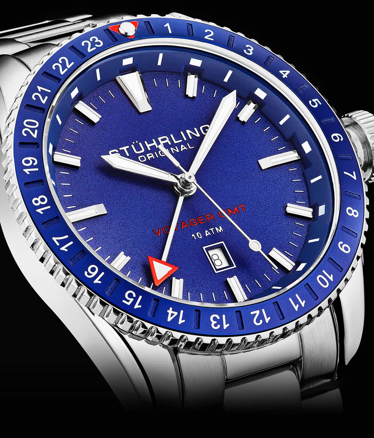 Stührling Voyager GMT 4017 Quartz GMT 42mm Diver - Image 8