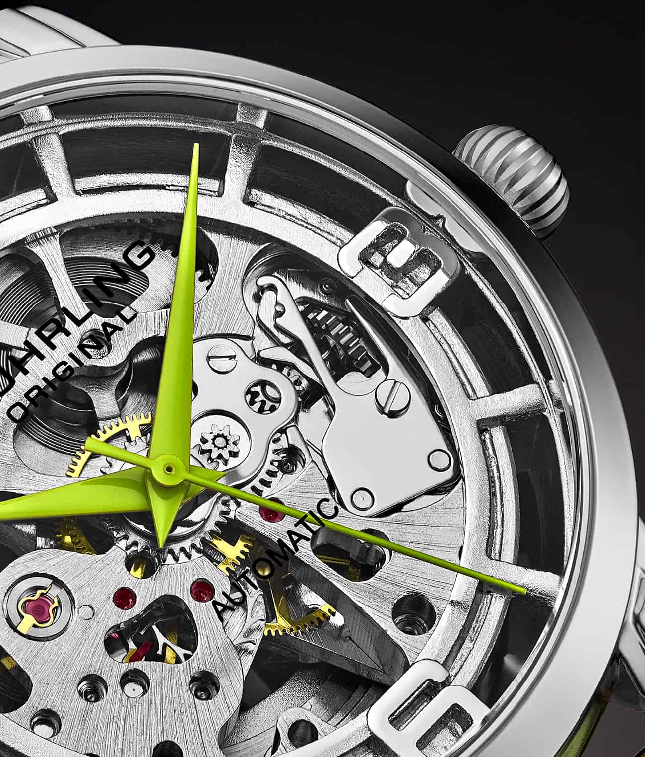 Stührling Winchester 3982 Automatic 40mm Skeleton - Image 32