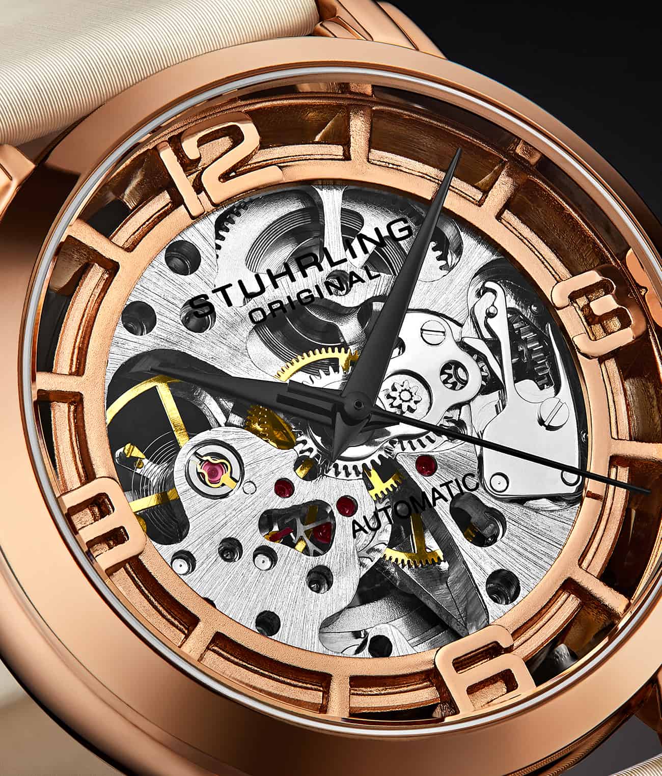 Stührling Winchester 3982 Automatic 40mm Skeleton - Image 22