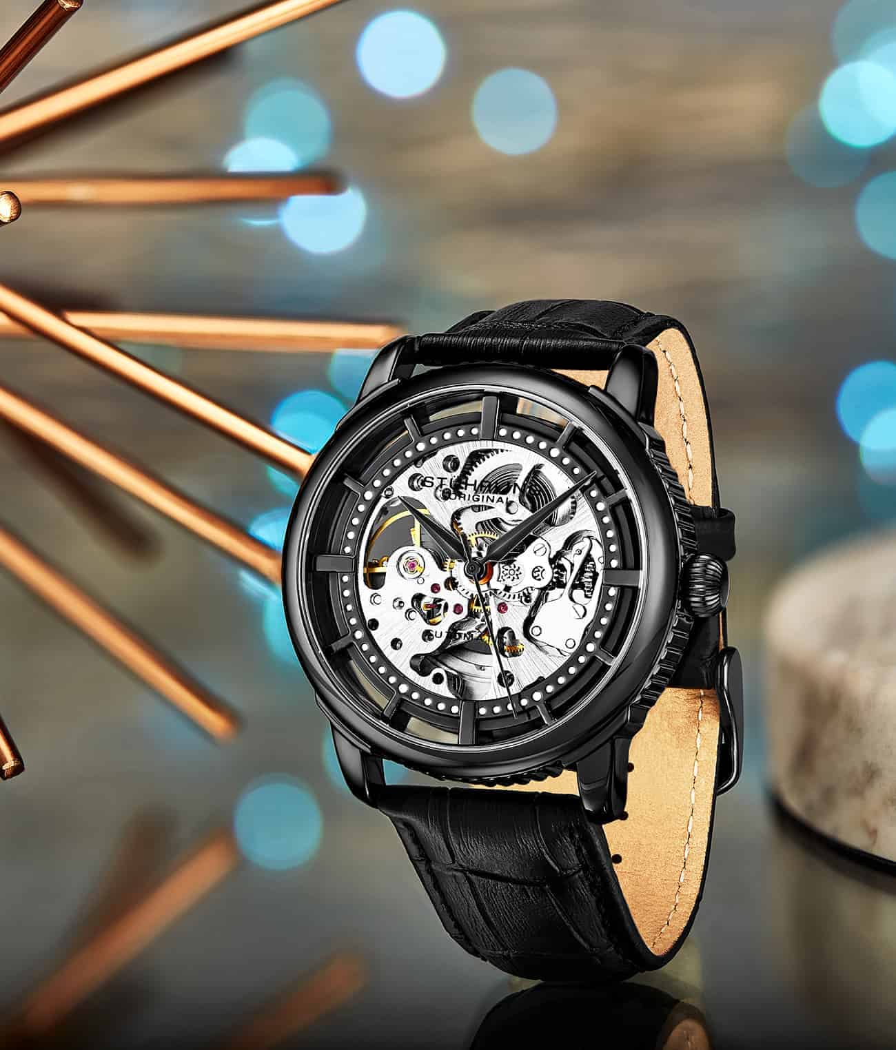 Stührling Winchester 3933 Automatic 41mm Skeleton - Image 13