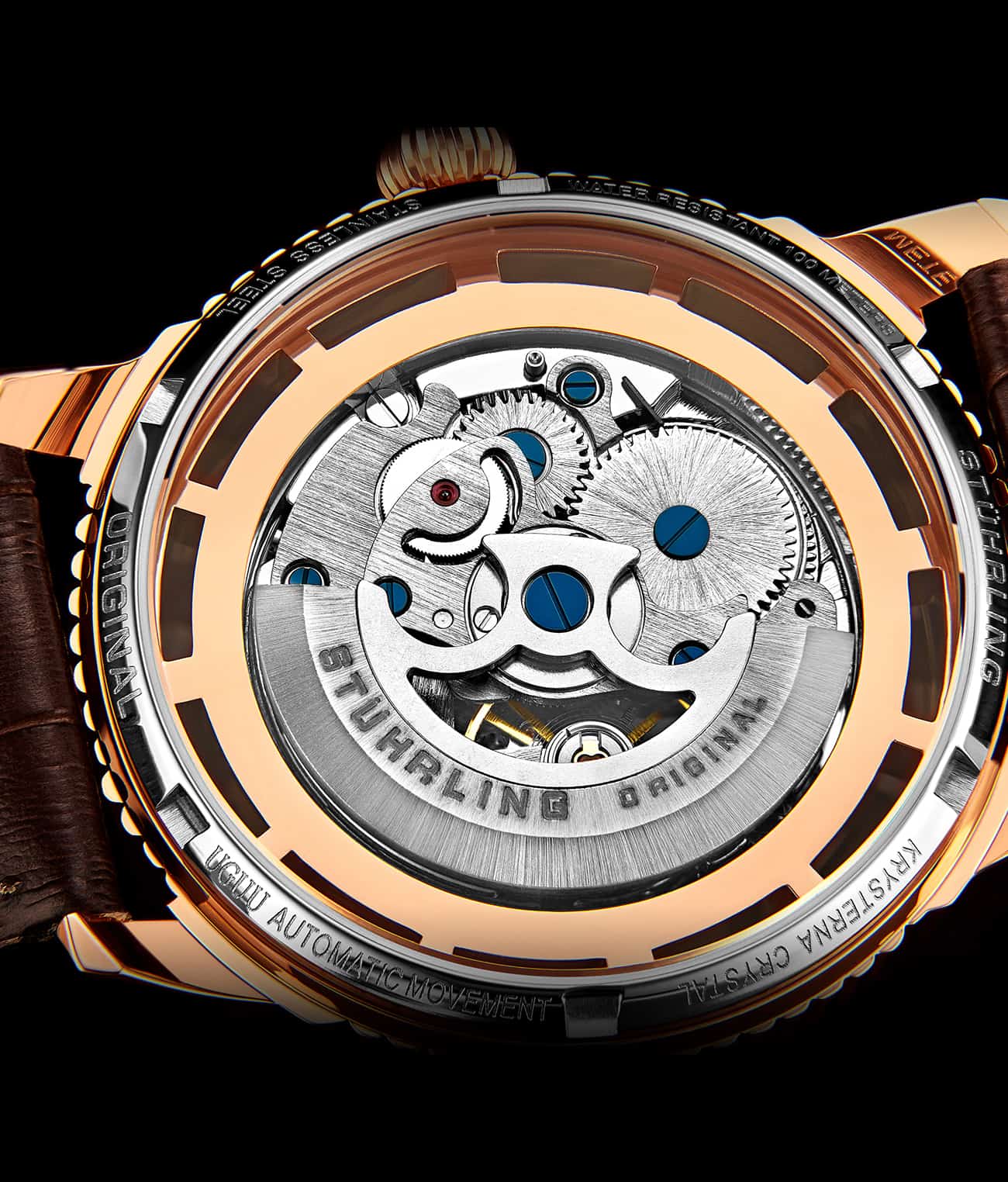 Stührling Winchester 3933 Automatic 41mm Skeleton - Image 18
