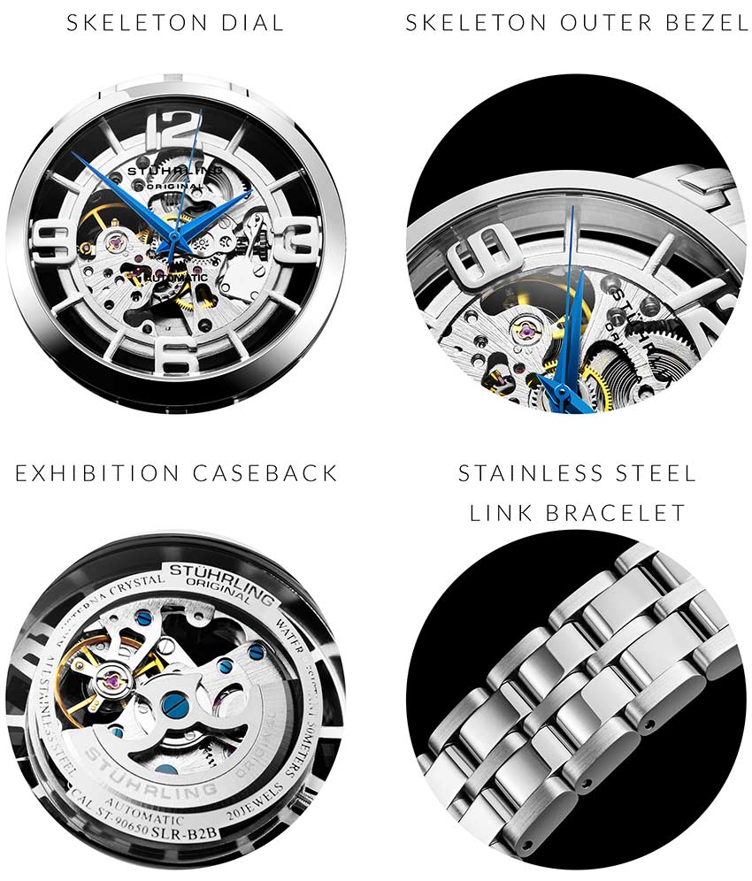 Stührling Winchester 3964 Automatic 42 mm Skeleton - Image 21