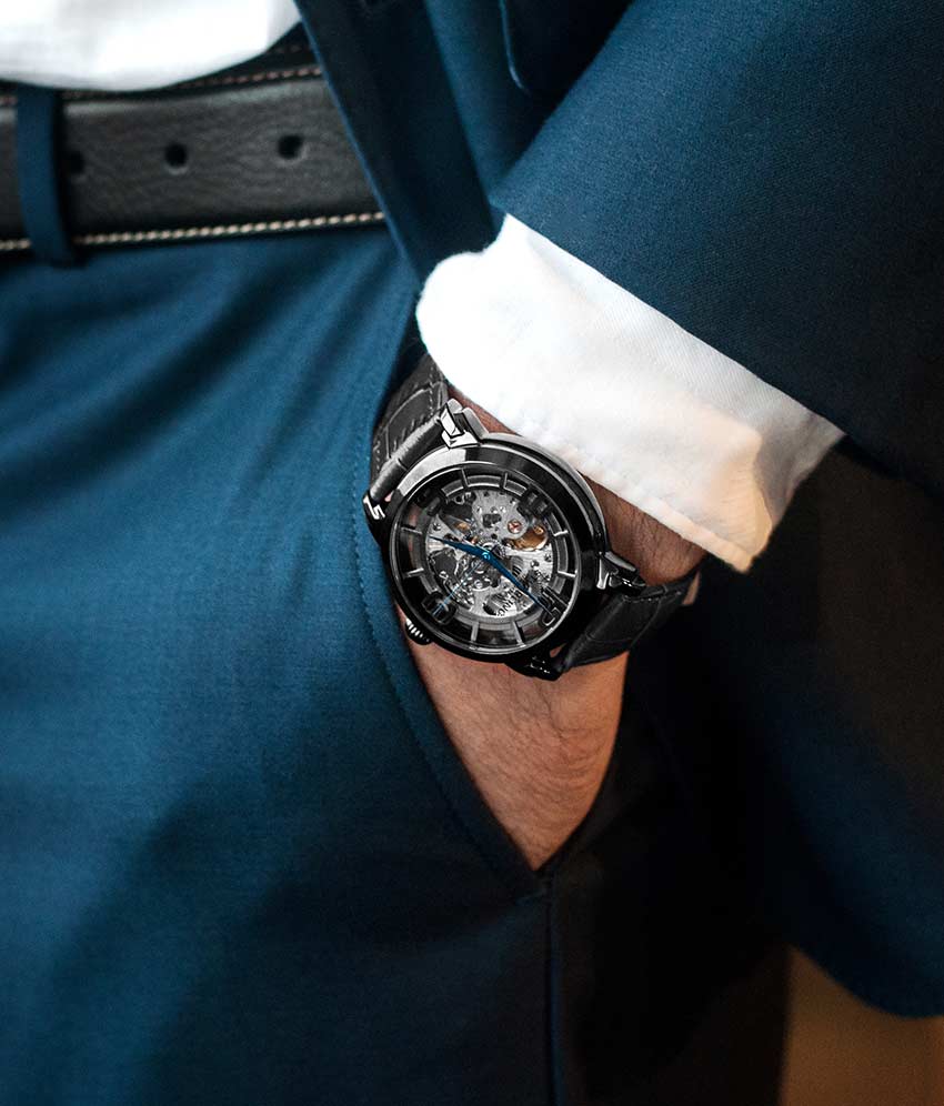 Stührling Winchester 44 165B2 Automatic 44mm Skeleton - Image 47