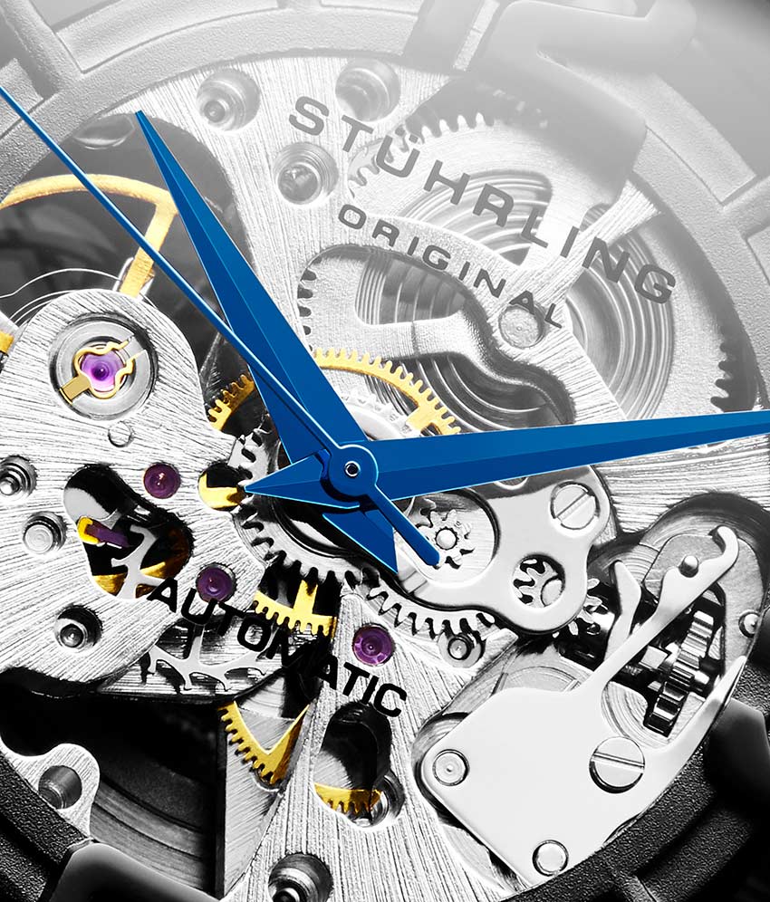 Stührling Winchester 44 165B2 Automatic 44mm Skeleton - Image 51