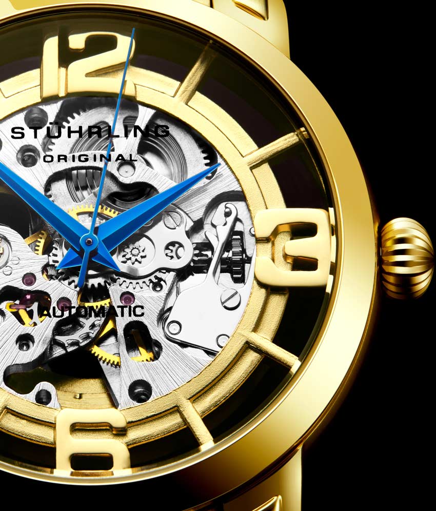 Stührling Winchester 44 Elite 165B2B Automatic 44mm Skeleton - Image 25