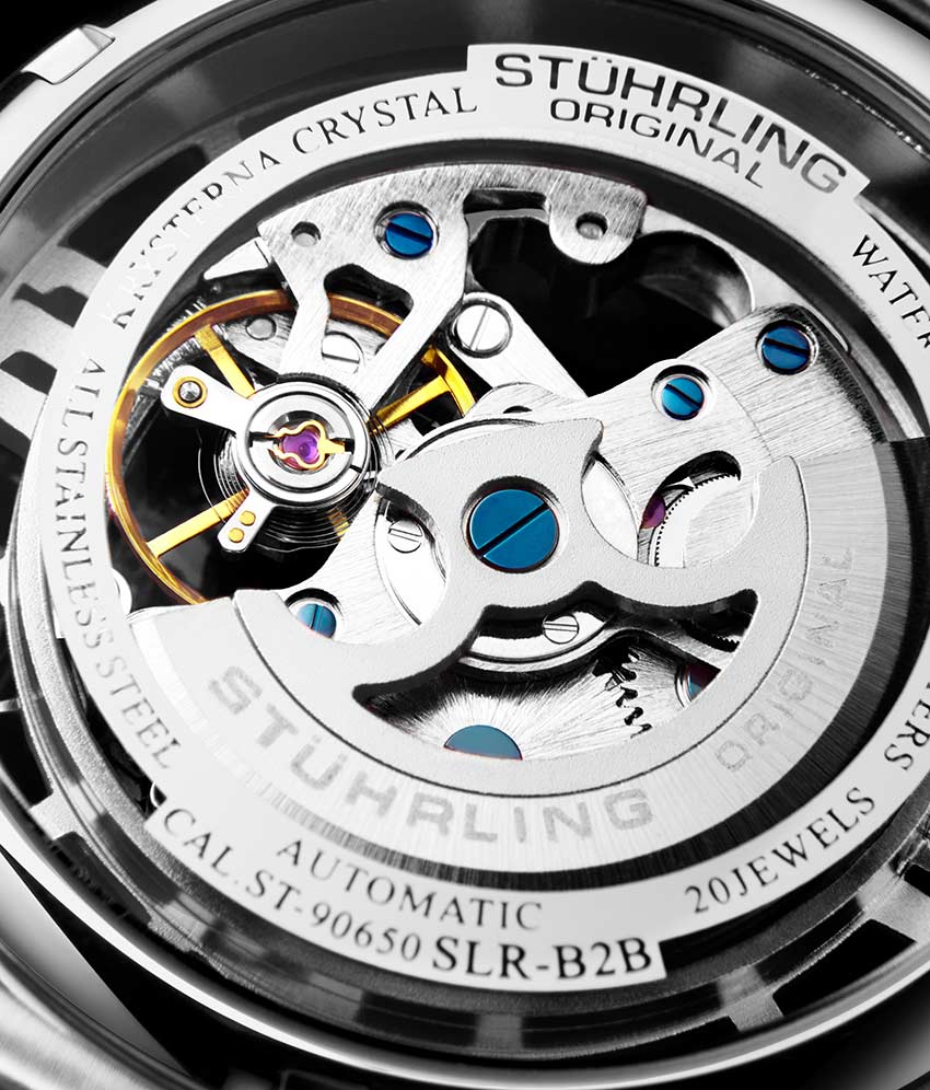 Stührling Winchester 44 Elite 165B2B Automatic 44mm Skeleton - Image 3