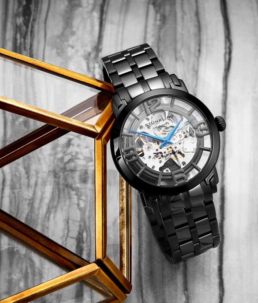 Stührling Winchester 44 Elite 165B2B Automatic 44mm Skeleton - Image 46