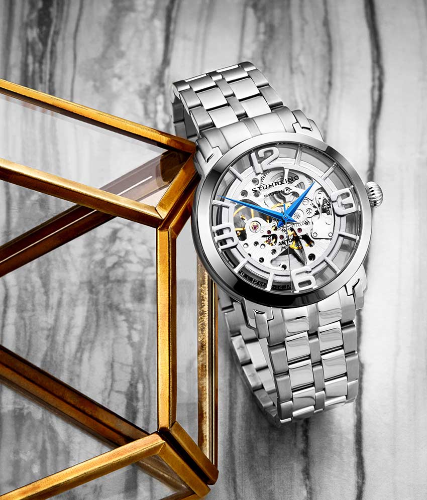 Stührling Winchester 44 Elite 165B2B Automatic 44mm Skeleton - Image 9