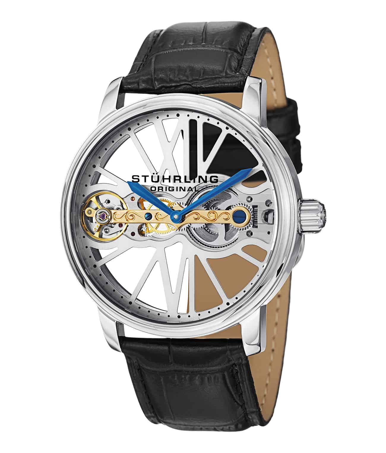 Stührling Winchester Bridge 527 Hand-wind 46mm Skeleton
