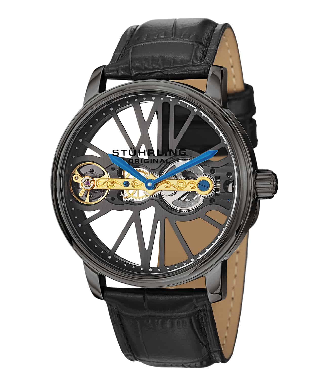 Stührling Winchester Bridge 527 Hand-wind 46mm Skeleton - Image 4