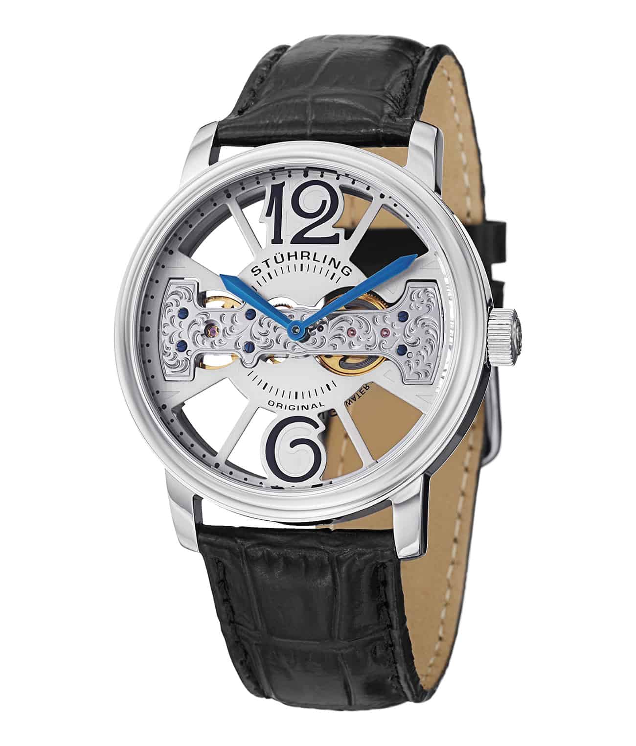 Stührling Winchester County 785 Hand-wind 46mm Skeleton
