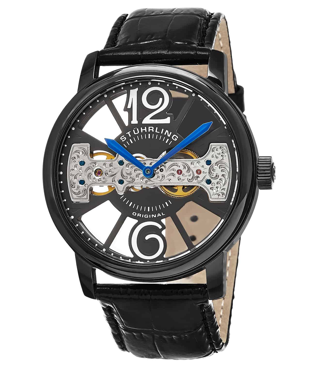 Stührling Winchester County 785 Hand-wind 46mm Skeleton - Image 2