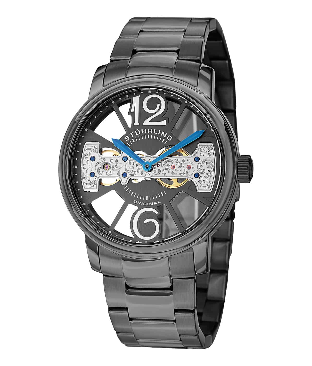 Stührling Winchester County Elite 785B Hand-wind 46mm Skeleton - Image 2
