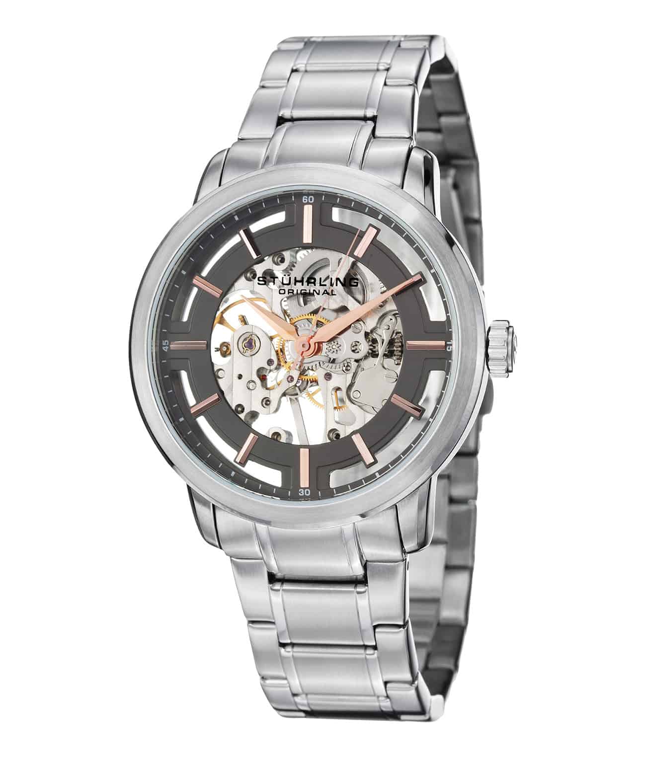 Stührling Winchester Pro 394 Hand-wind 43mm Skeleton - Image 3