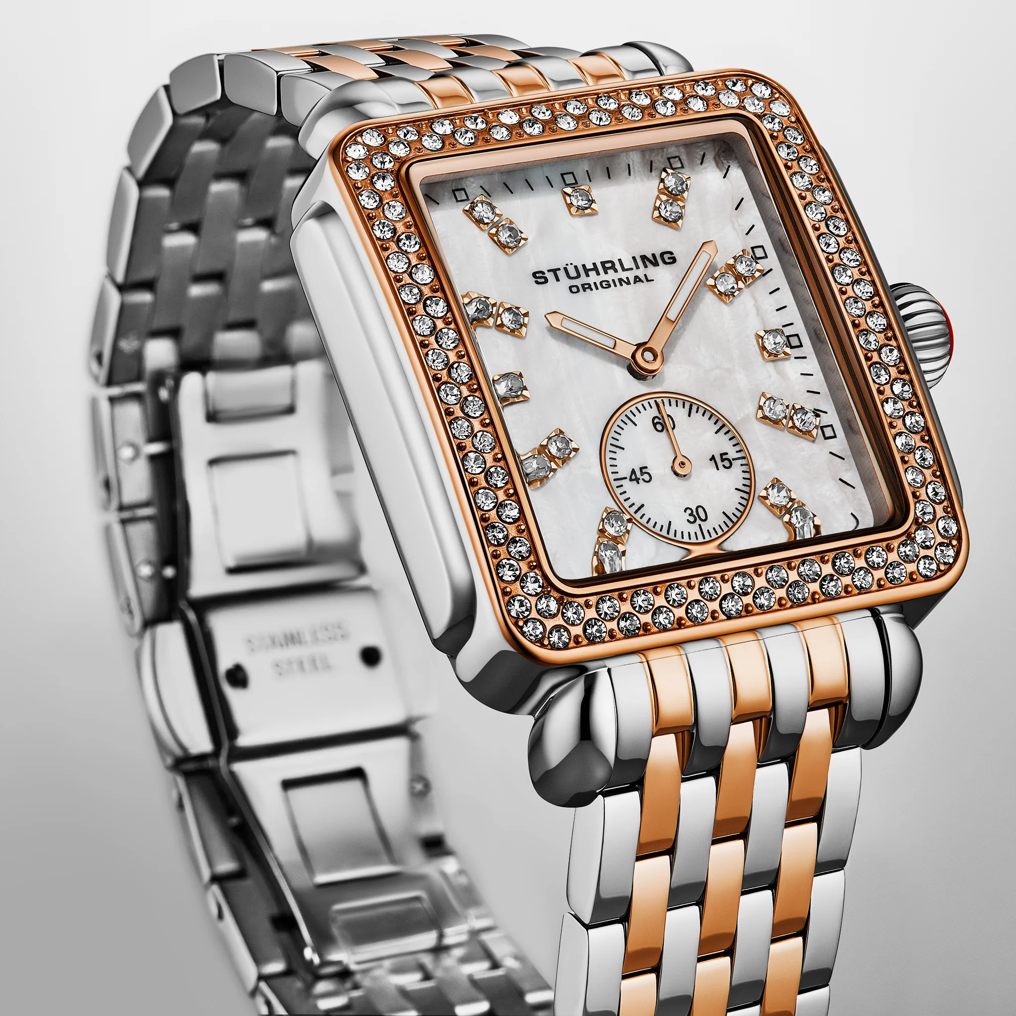 Stuhrling Aurielle 4090 Rectangle watch - Image 16